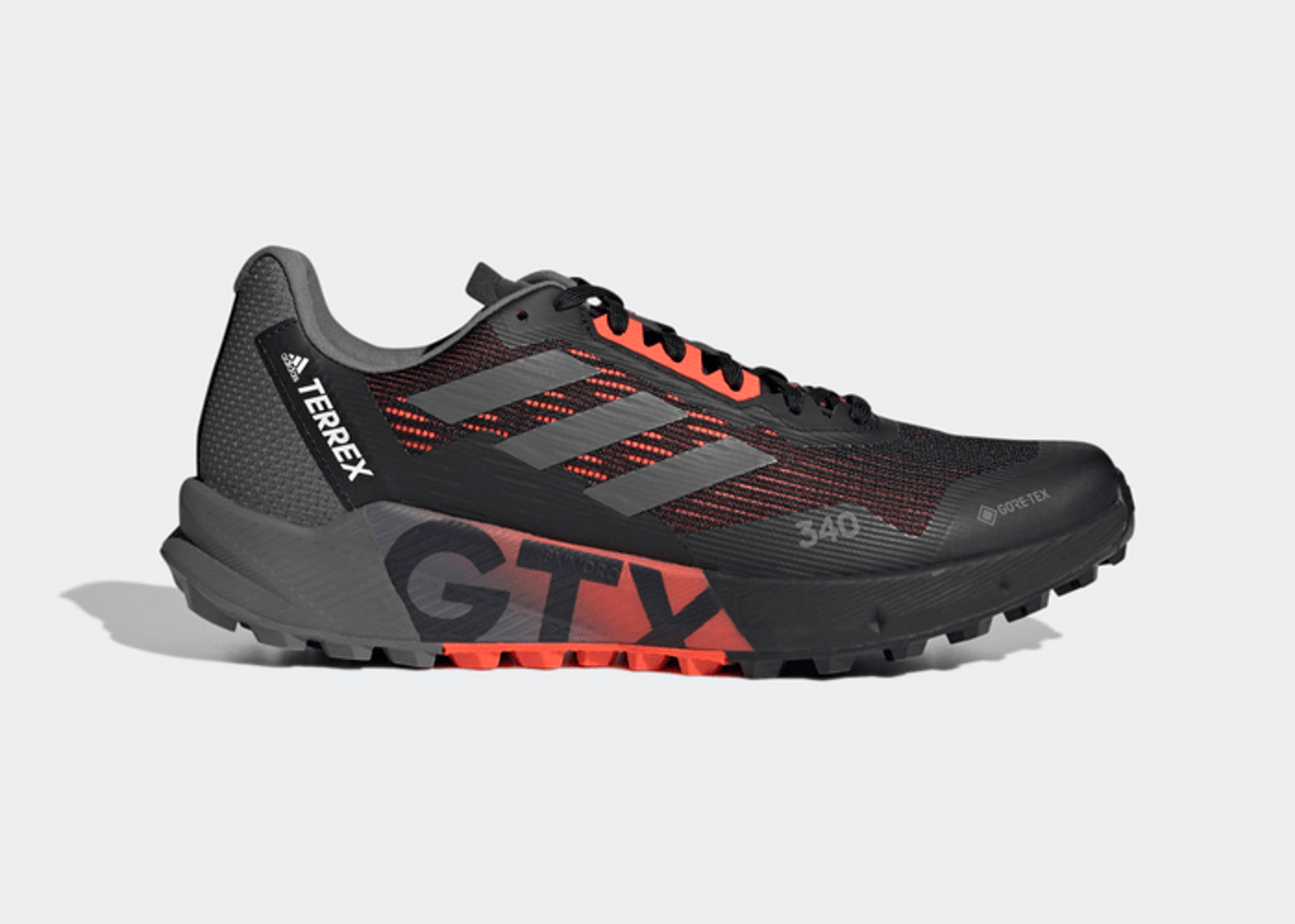 adidas Terrex Agravic Flow 2.0 GORE-TEX Trail Running Shoes Core Black