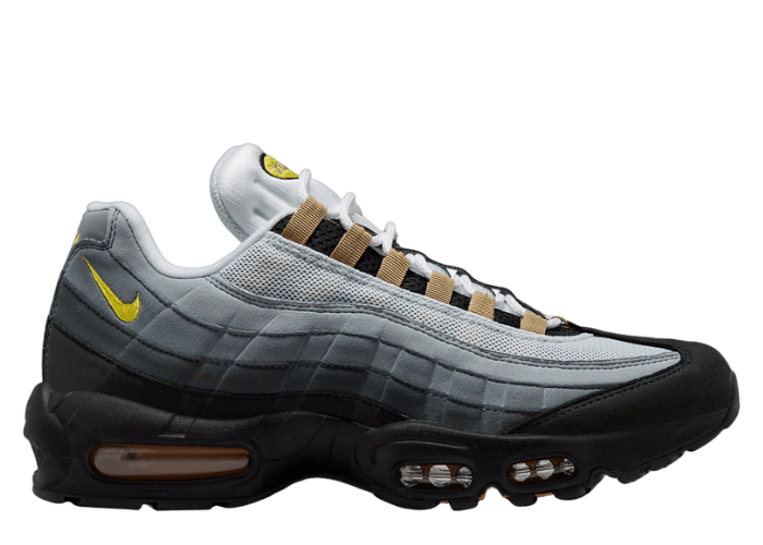 Nike Air Max 95 White Yellow Strike Emerald Gold - DX4236