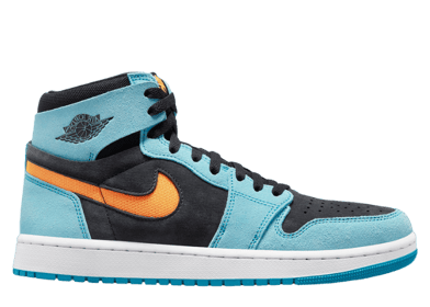 Air Jordan 1 High Zoom CMFT 2 Bleached Aqua Bright Citrus