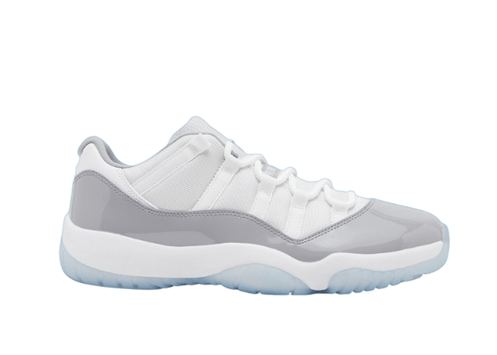 スニーカー Nike Air Jordan 11 Retro Low Cement Grey 528896-140 Air Jordan 11 Retro Low Cement Grey (GS) - 528896-140