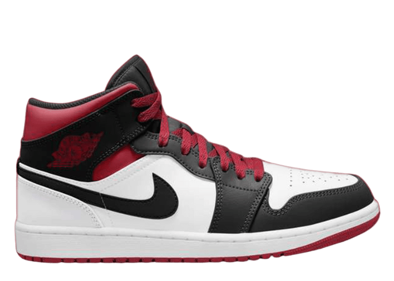 Air Jordan 1 Mid White Gym Red Black DQ8426 106 Raffles Where to Buy