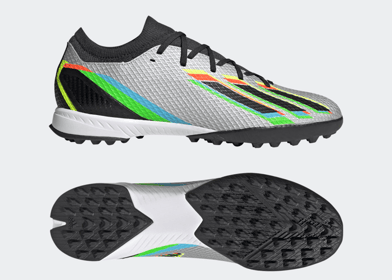 adidas X Speedportal.3 Turf Soccer Shoes Silver Metallic