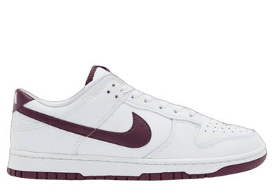 Nike Dunk Low White Night Maroon