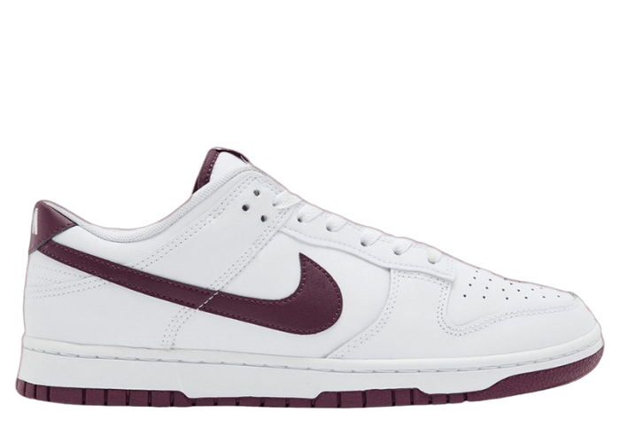 Nike Dunk Low White Night Maroon