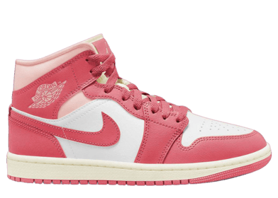 Jordan 1 Mid Strawberries & Cream (W)