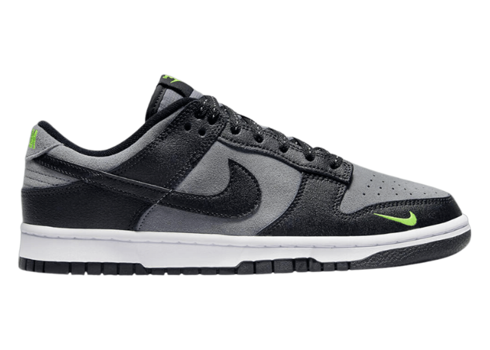Nike Dunk Low Black Grey Volt