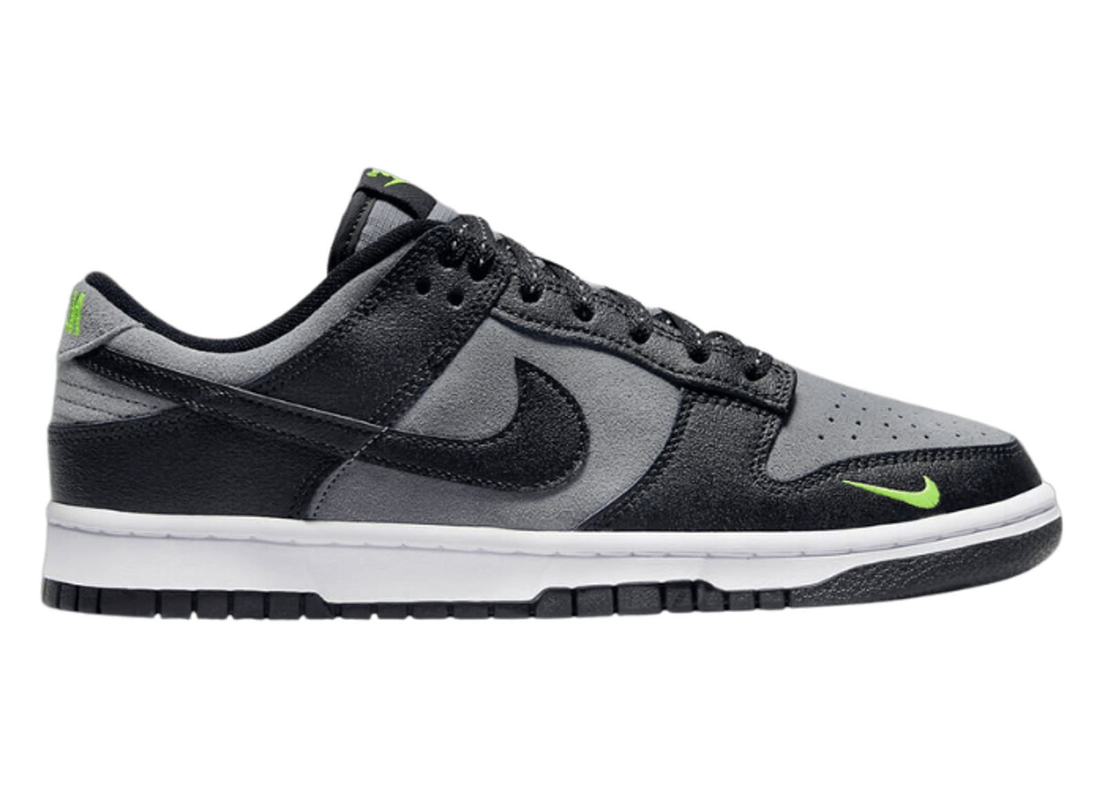 Nike Dunk Low Black Grey Volt