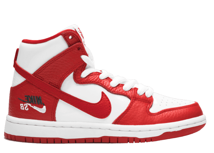 Nike Dunk Low Dunk High Red And White Nike SB Dunk High Future Court Red  854851-