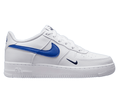 Nike Air Force 1 Low White Game Royal Midnight Navy (GS)