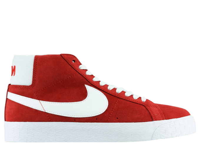 Nike SB Blazer Mid Red Suede (2017)