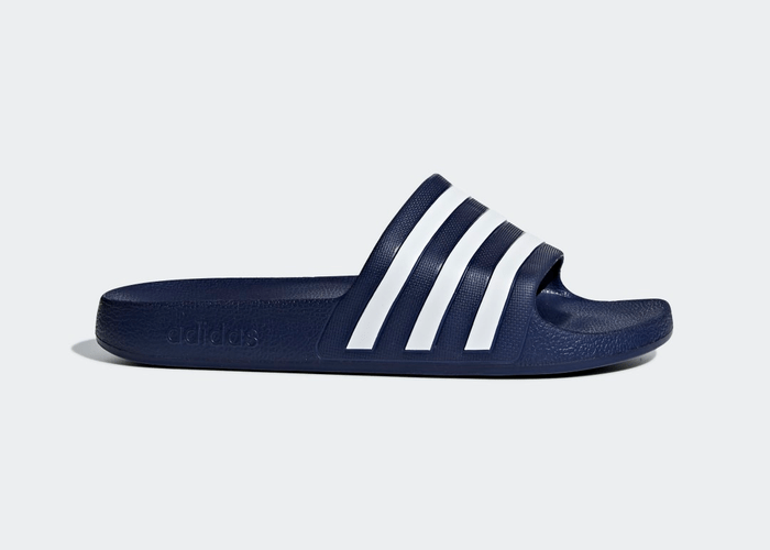 adidas Adilette Aqua Slides Dark Blue