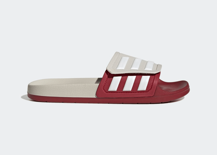 adidas adilette maroon
