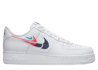 Nike Air Force 1 Low Quadruple Swoosh White