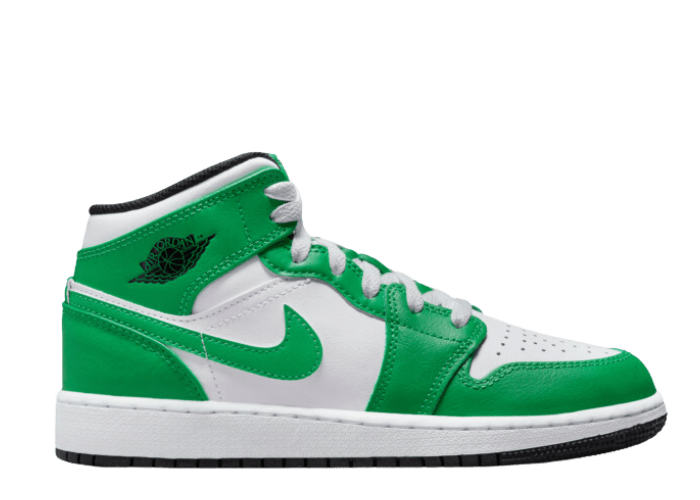 Air Jordan 1 Mid Lucky Green (GS)