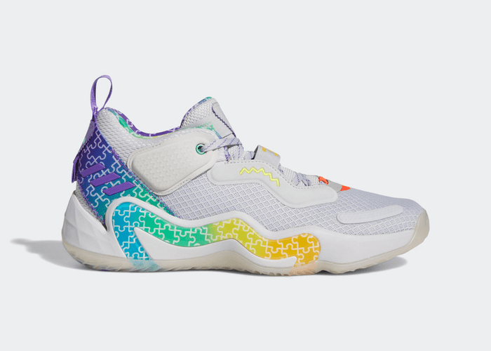 adidas D.O.N. Issue #3 Basketball Shoes Clear Grey