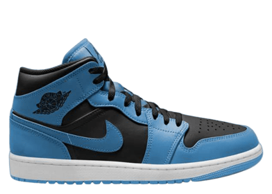 Air Jordan 1 Mid University Blue Black