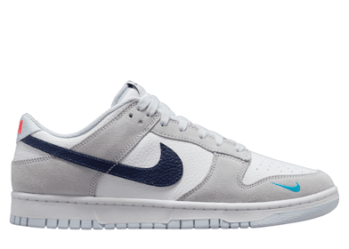 Nike Dunk Low Mini Swoosh Grey Navy