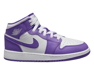 Air Jordan 1 Mid Purple Venom (GS)