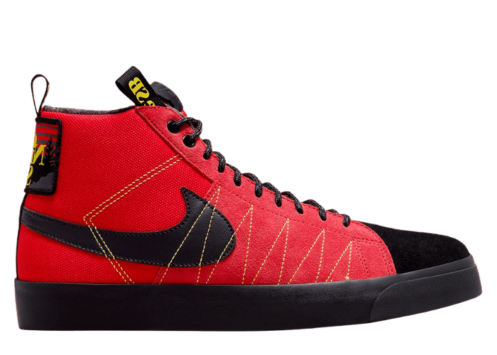 Nike SB Zoom Blazer Mid PRM Acclimate Black Red