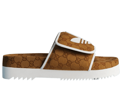 adidas Platform Sandal Gucci Brown