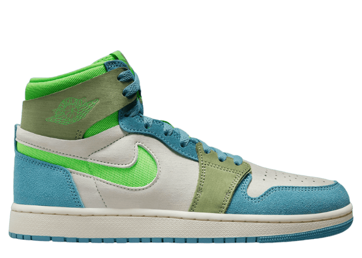 Air Jordan 1 High Zoom CMFT 2 University Blue Electric Green Air Jordan 1 High Zoom CMFT 2 University Blue Electric Green