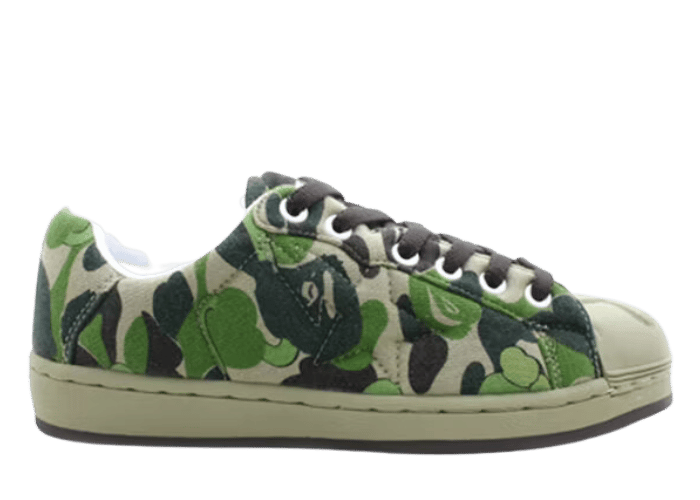 A Bathing Ape Skull Sta KAWS Green Camo