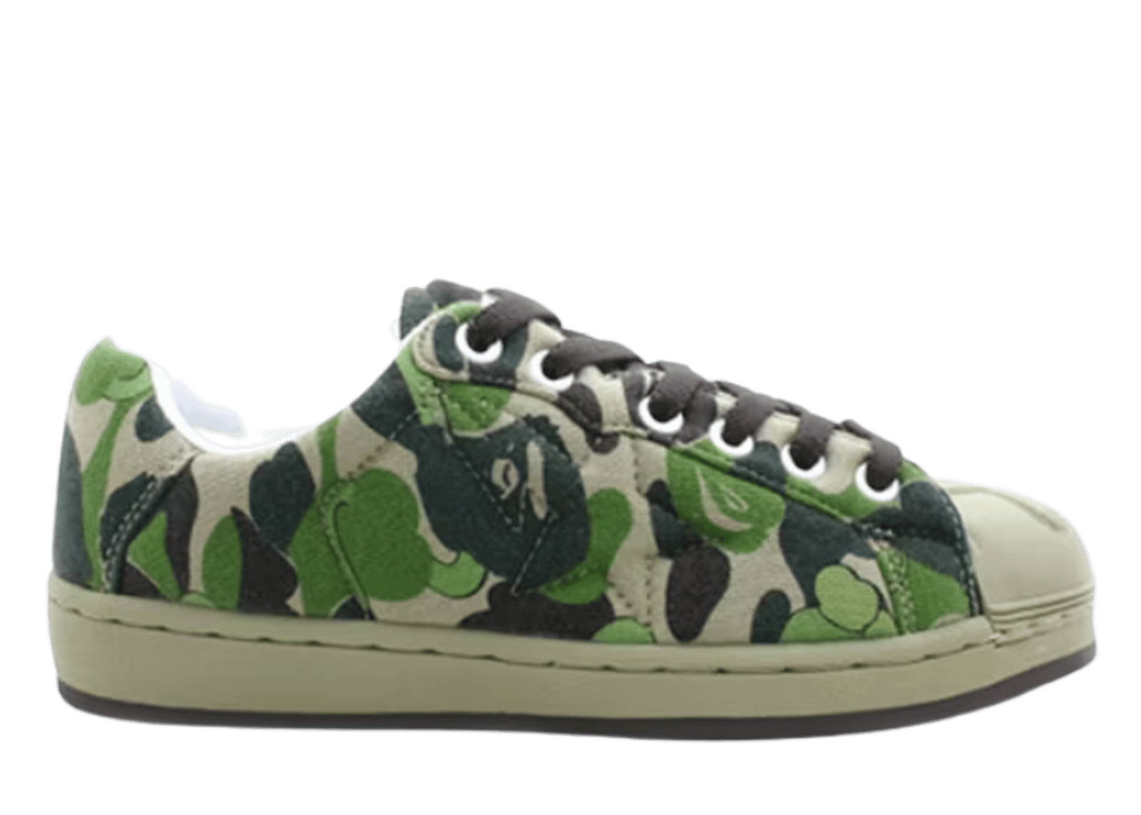 A Bathing Ape Skull Sta KAWS Green Camo