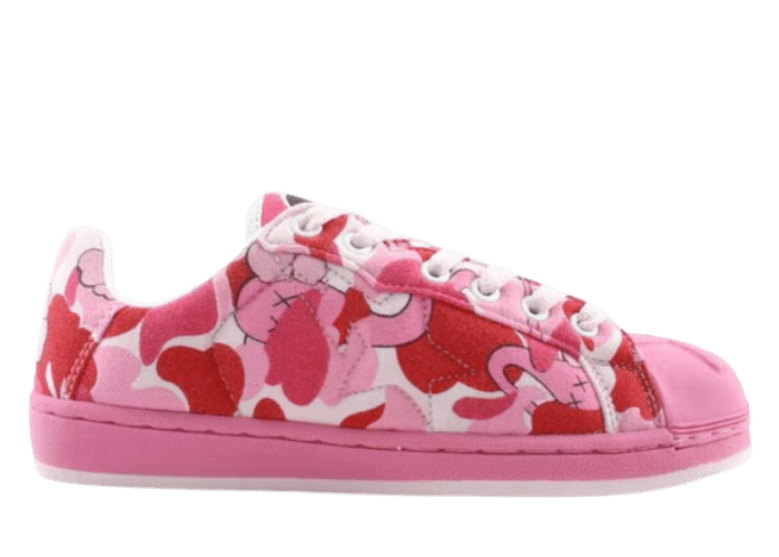 A Bathing Ape Skull Sta KAWS Pink Camo