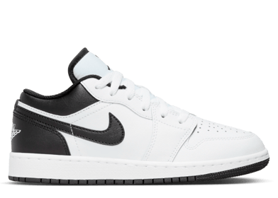 Air Jordan 1 Low White Black (GS)