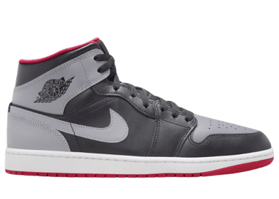 Air Jordan 1 Mid Black Cement Fire Red