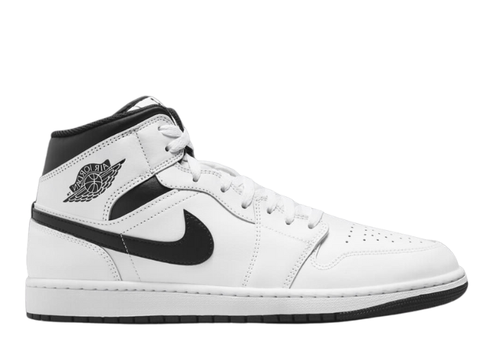 Air Jordan 1 Mid White Black