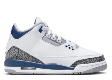 Air Jordan 3 Retro White Midnight Navy (GS)