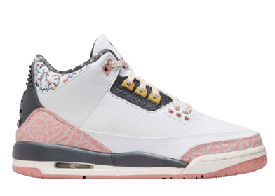 Air Jordan 3 Retro White Red Stardust (GS)