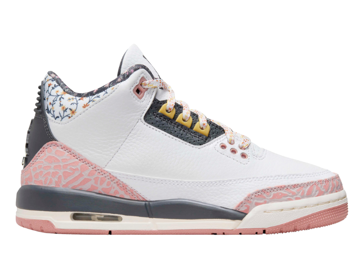 Air Jordan 3 Retro White Red Stardust (GS)