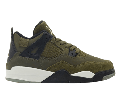 Air Jordan 4 Retro SE Craft Olive (PS)