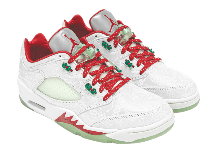 Air Jordan 5 Retro Low CLOT White Silk 20th Anniversary