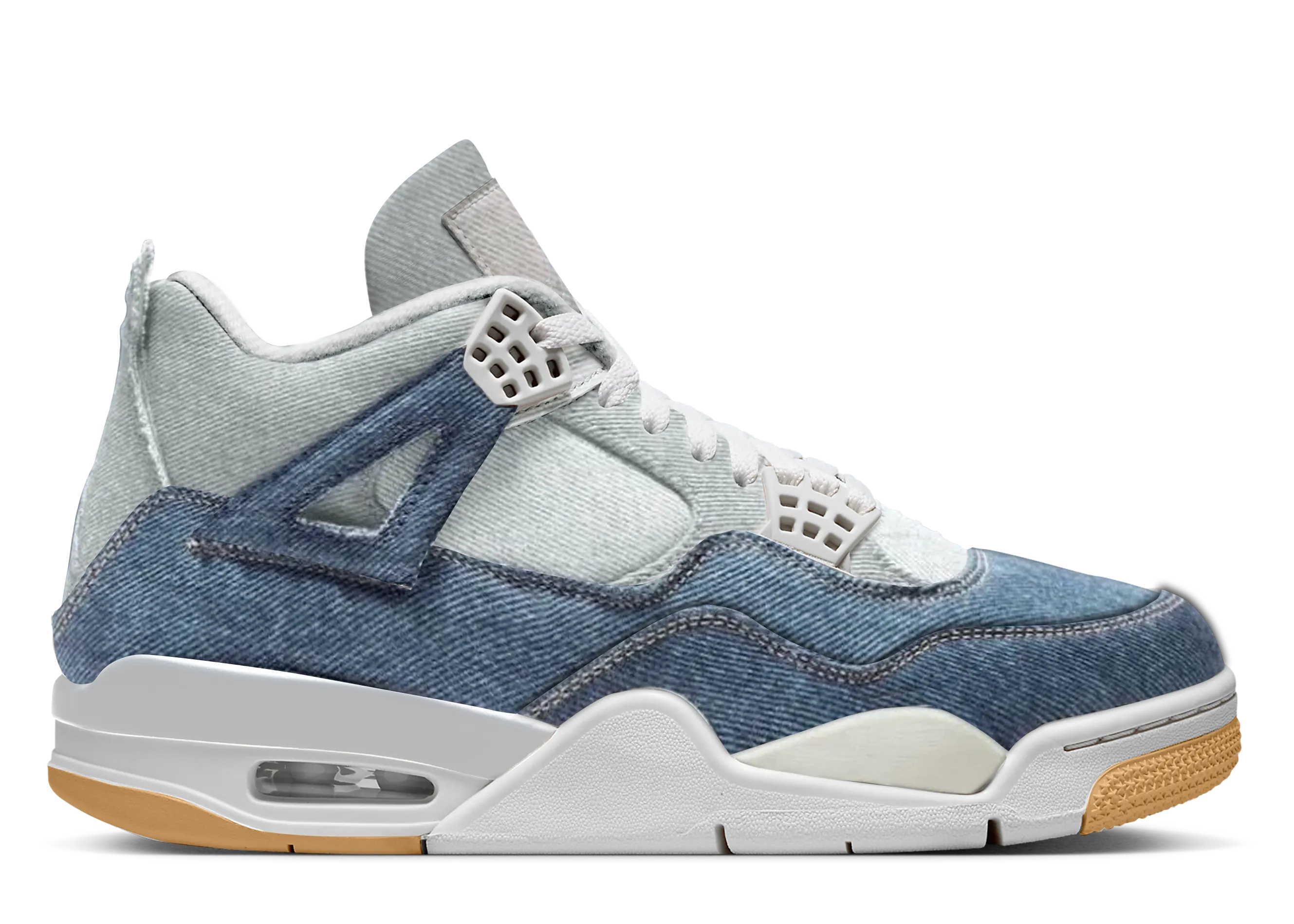 The Air Jordan 4 TEX Denim Sail Worn Blue Releases August 2025 The Air Jordan 4 TEX Denim Sail Worn Blue Releases August 2025
