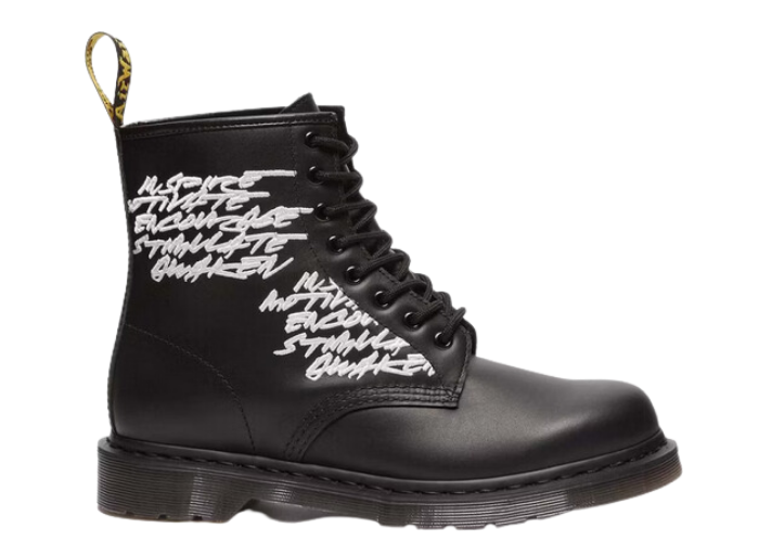 Dr. Martens 1460 Futura Laboratories Embroidered Black Leather