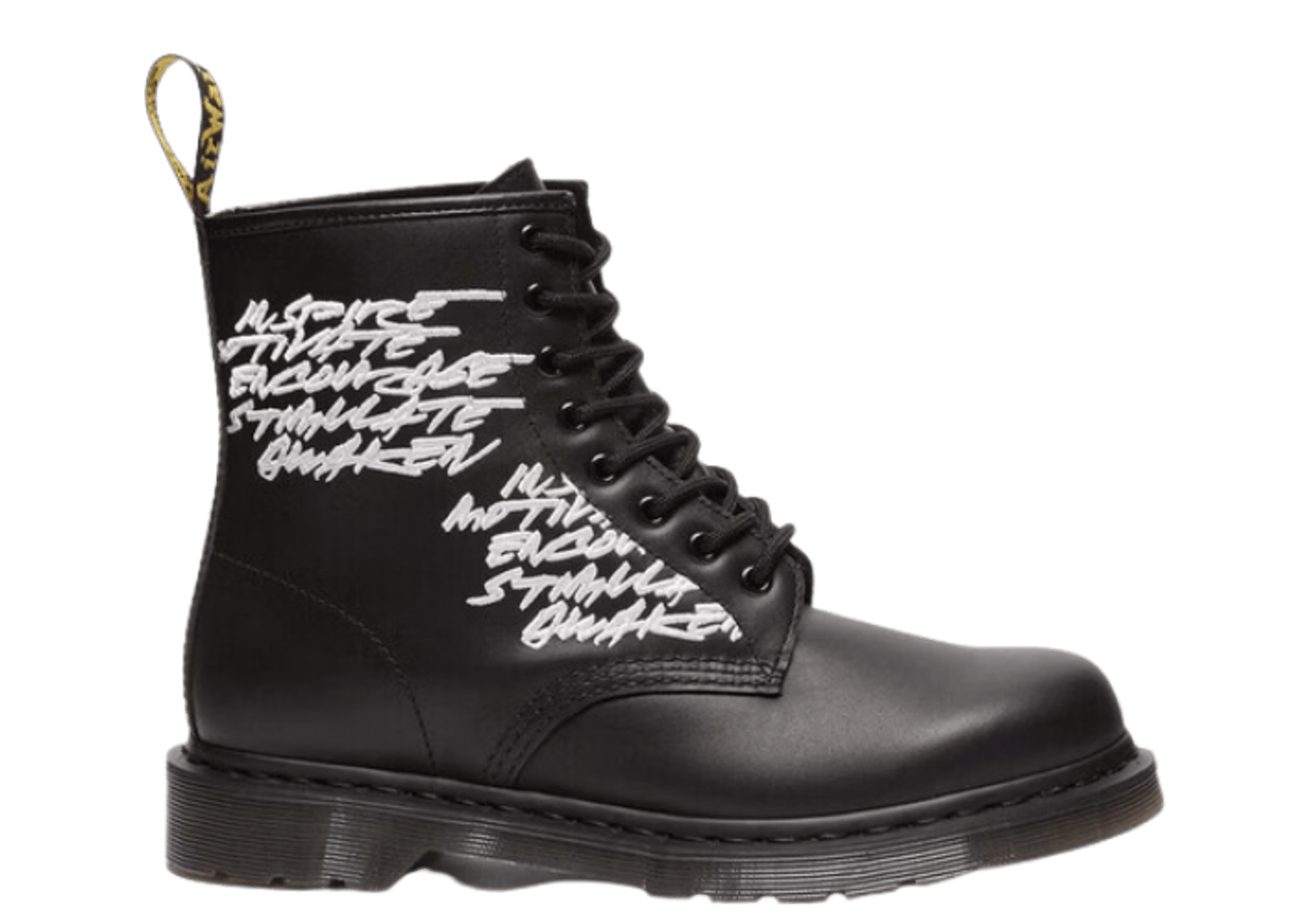 Dr. Martens 1460 Futura Laboratories Embroidered Black Leather