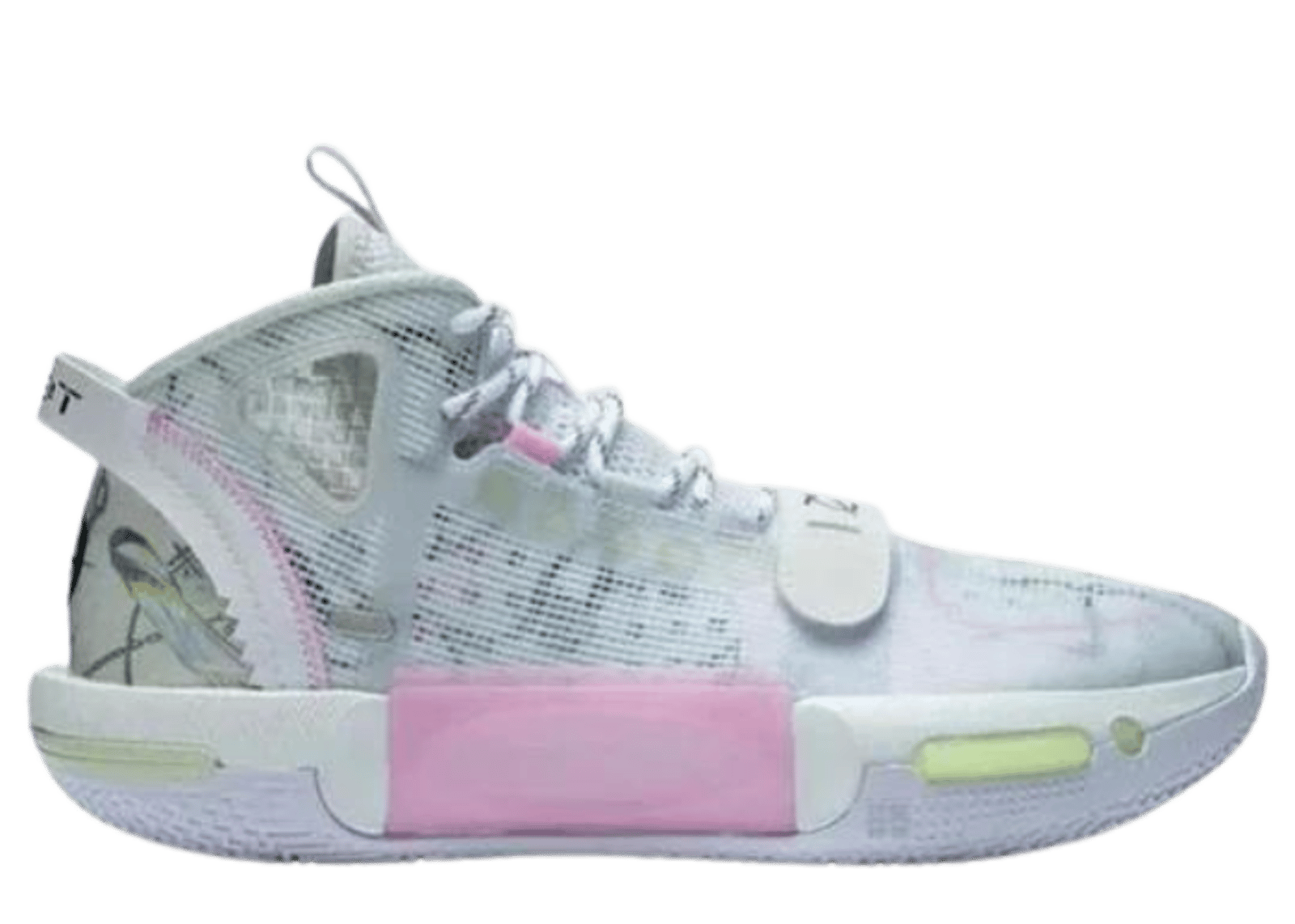 Li-NIng Wade Shadow 4 V2 Grey White Pink