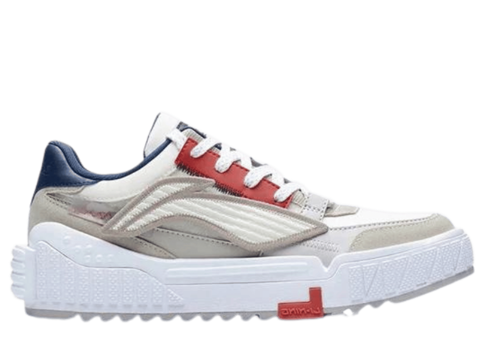 Li-Ning Attack Ace White Red Blue