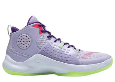 Li-Ning Basketball Casual Shoes Purple Green