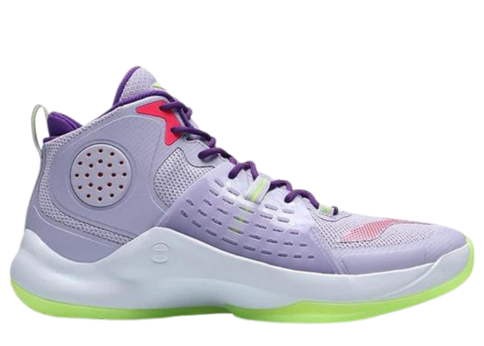 Li-Ning Basketball Casual Shoes Purple Green