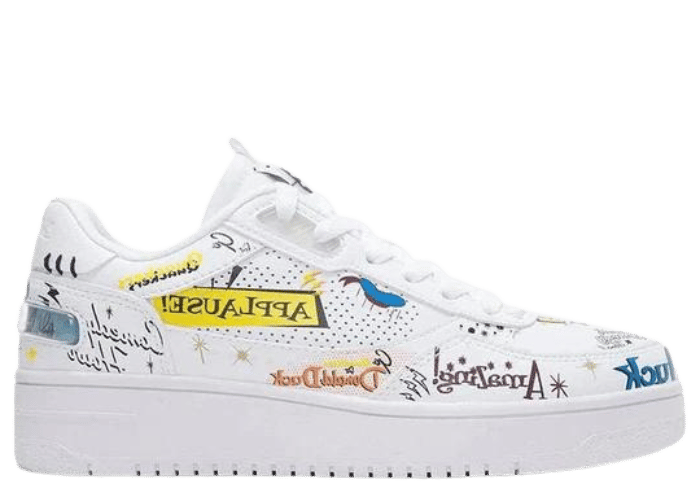 Li-Ning Classic Skateboarding Disney White Yellow (W)