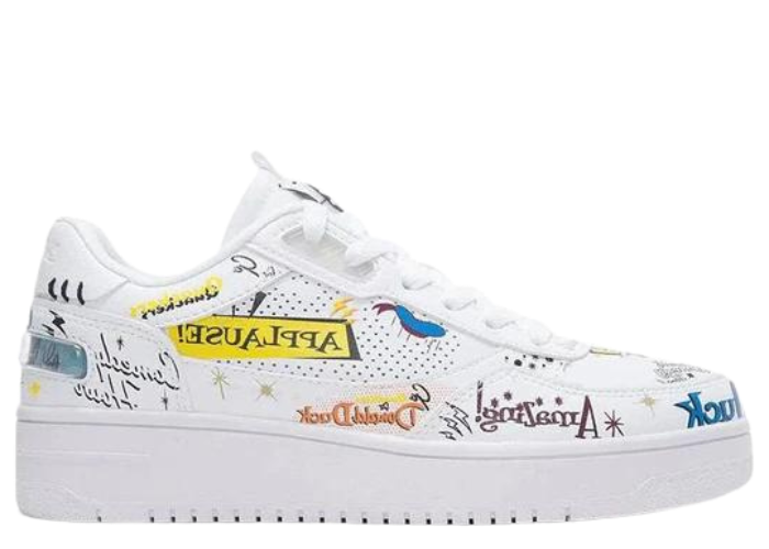 Li-Ning Classic Skateboarding Disney White Yellow (W)