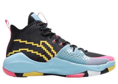 Li-Ning Combat High Black Blue Pink