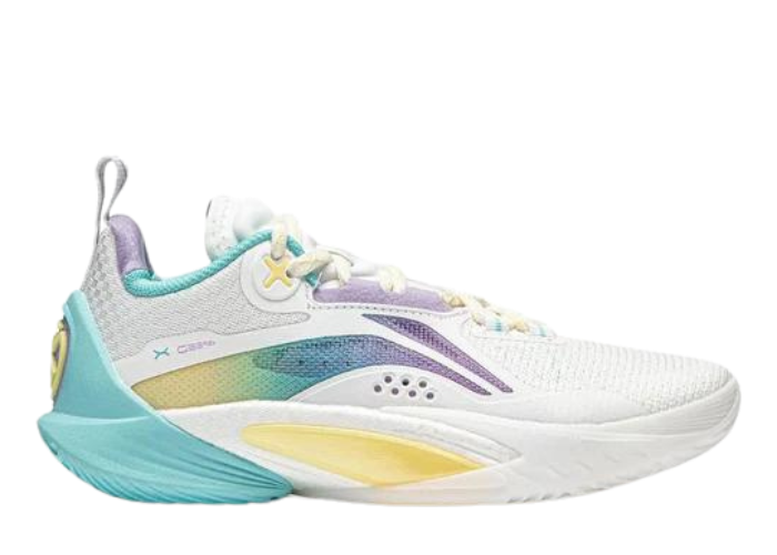 Li-Ning Flash 10 White Purple Green (GS)