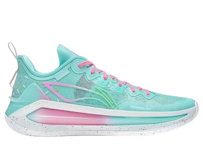 Li-Ning LiRen 3 V2 Low Green Pink Gradient