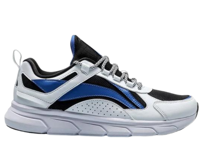 Li-Ning Light Weight Sport Shoes Black White Blue