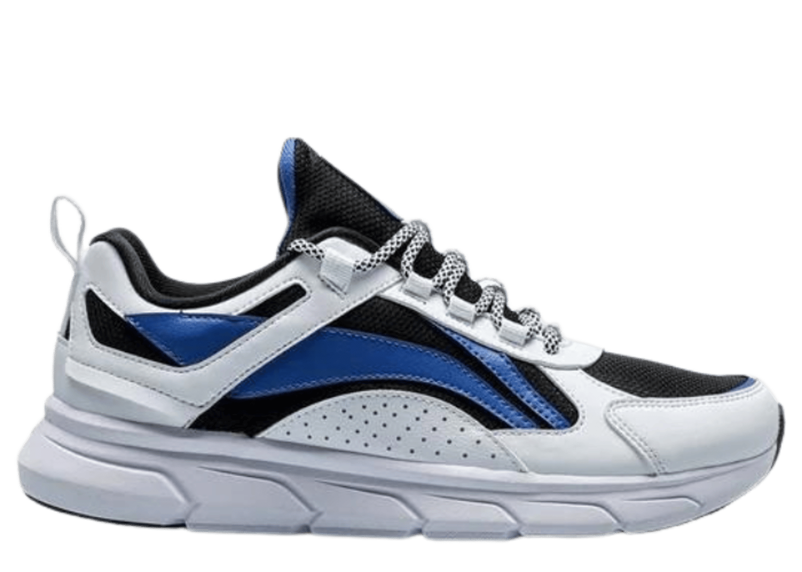 Li-Ning Light Weight Sport Shoes Black White Blue